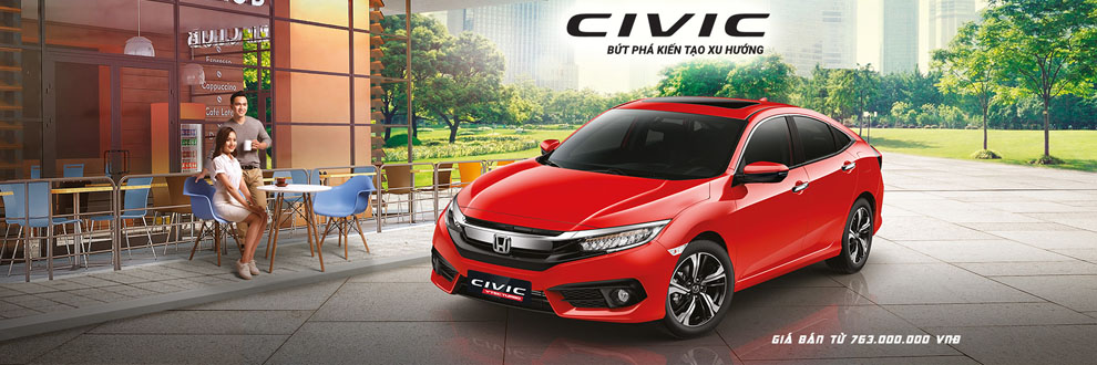 Honda Civic 1.5 CVT Turbo - Nhập khẩu Thái Lan 2017